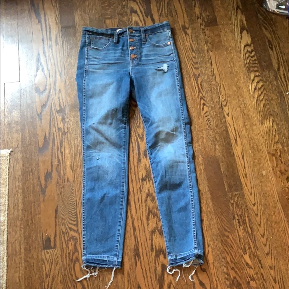 High-Rise Madewell Skinny Jeans
